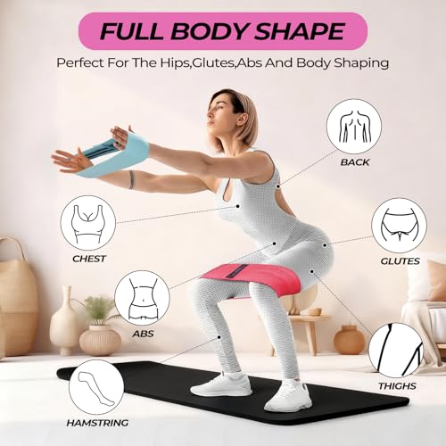 Seenelling 18 Pcs Pilates Ring and Ball Bulk Home Pilate Kit - color: Multicolor