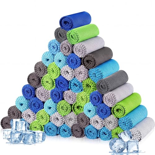 Maitys 500 Pcs Cooling Towel Bulk for Neck and Face, Neutral Set - color: Neutral Set