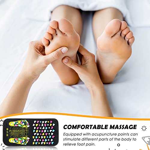 TrelaCo Foot Acupressure Massage Mat with Stones, 27.56 x 13.78 Inches - size: 27.56 x 13.78 Inch