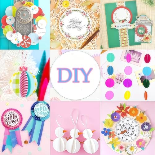 Circle Punch 2 inch Craft Lever Single Hole Shape Lever Punch Handmade Paper Candy Color By Random 2 inch（50.8mm） Circle - color: EVA-Circle-2