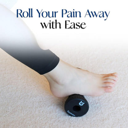 Tumaz Foot Roller for Deep Tissue Massage & Reflexology - color: Diamond(black)