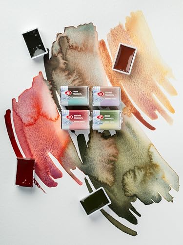 White Nights Limited Edition Granulation Metamorphoses Watercolor Collection of Professional Artist Grade Paints Vibrant Lightfast Colors by Nevskaya Palitra (Brume) - color: Brume