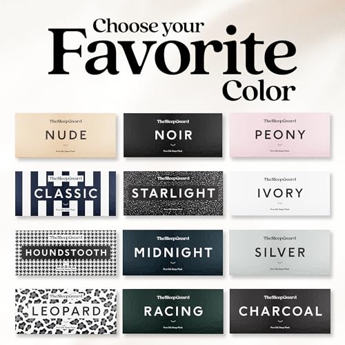 TheSleepGuard Pure Silk Sleep Mask [100% 6A Mulberry Silk, 22 Momme] Light Blocking Travel Essentials. Eye Masks for Sleeping. Black Oeko-Tex Blindfold. Eye Covers for Men & Women - color: Peony Pink