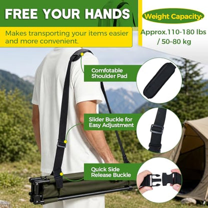 NATGAI 5 Pack Adjustable Carrying Straps for Camping Chair