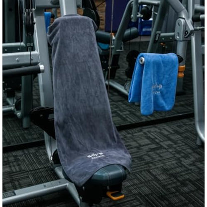 Multifunctional Fitness Towel for Sports Super Soft Quick-Drying Microfiber Towels Swimming Gym Equipment Sweat Pad (Dark Gray) - color: Dark Gray
