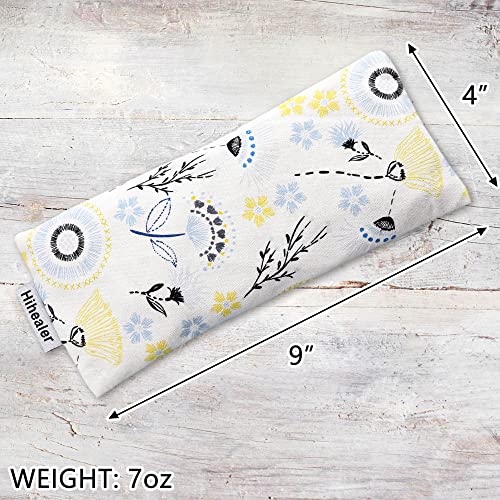 Hihealer Lavender Eye Pillow for Relaxation, Yoga, Sleep, Weighted Eye Mask - color: Blue