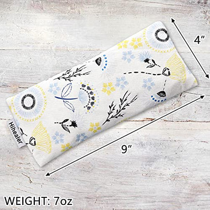 Hihealer Lavender Eye Pillow for Relaxation, Yoga, Sleep, Weighted Eye Mask - color: Blue