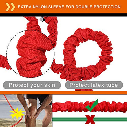 14 PCS Resistance Bands Set, Exercise Tubes, 20lbs to 40lbs Workout Bands