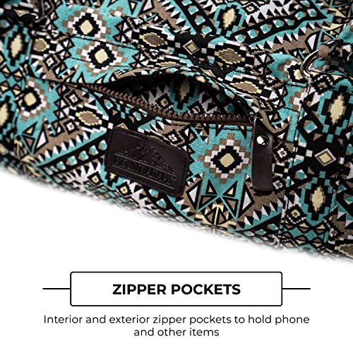 Mount Adams Yoga Mat Bag, 26"x8"x8", Fits Mats up to 74"x26"x6mm - color: Moroccan Mint