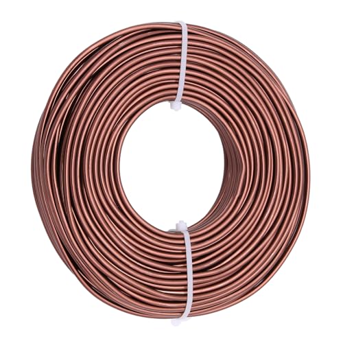 12 Gauge Aluminum Craft Wire, 100 Feet 2mm Bendable Metal Wire for Jewelry Making, Sculpting and Floral Design, Soft Armature Wire for DIY Crafts (Bronze) - size: 12 Gauge(2mm), style: Bronze