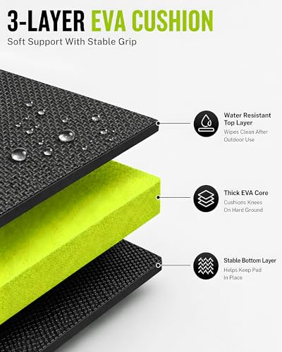 Mechanic Mat, 47.2 x 15.7 x 1 Inch Foldable Mechanic Kneeling Pad, Green - color: Green