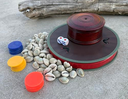 DharmaObjects Tibetan Traditional Sho para Dice Game Complete Set