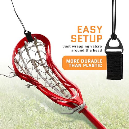 ACELETIQS Lacrosse Rebounder Training Ball with String – Solo Practice Lax Ball for Passing, Catching, Stick Work & Compatible with All Lacrosse Sticks – Ideal Trainer for All Ages and Skill Levels - size: Classic