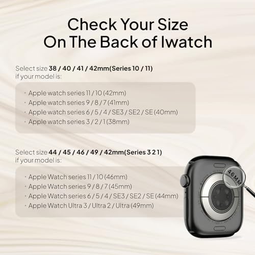 Slim Braided Stretchy Band Compatible with Apple Watch Bands Women | 40mm 41mm 42mm 38mm 44mm 45mm 46mm 49mm Thin Elastic Nylon Solo Loop Strap ,Wristband for iWatch Series 11 10 9 8 7 6 5 4 SE - color: Black, size: 38/40/41/42mm