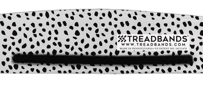 TreadBands All Terrain Tieback Non Slip Headband - Designs. Guaranteed to Stay in Place, Keeps Sweat Out of Your Eyes, Patented Grip Technology. - color: Designs - Spotted Ice