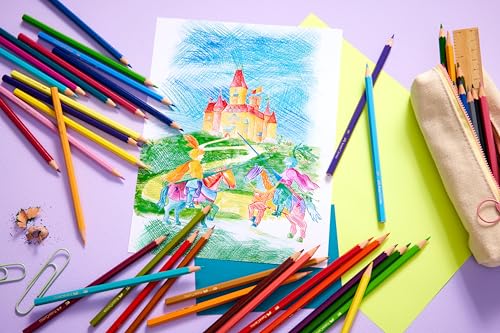 Faber-Castell Classic Colored Pencils Tin Set, 48 Vibrant Colors In Sturdy Metal Case | Back to School Supplies - style: 48 Count Drawing & Sketching