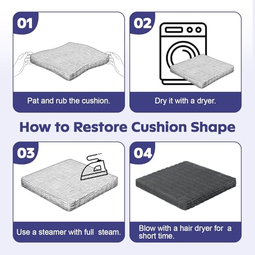 Meditation Cushion, Meditation Mat with Knee Support, Grey - color: Classic Grey, size: 24X24X2 Inch
