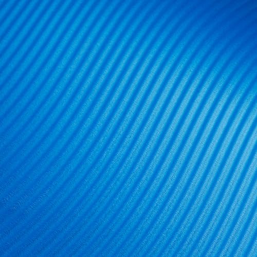 Amazon Basics Extra Thick Exercise Yoga Mat with Carrying Strap - color: Blue, style: 1/2 Inch