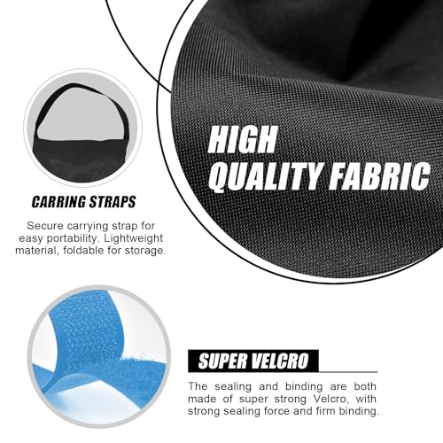 145 LBS Canopy Weights Sand Bags, 4-Pack Sand Bags for Weight Outdoor Advertising Tent Sunshade Fixed Windproof Pop up Canopy Tent Weights(Black-Blue Straps) - color: Black-blue straps