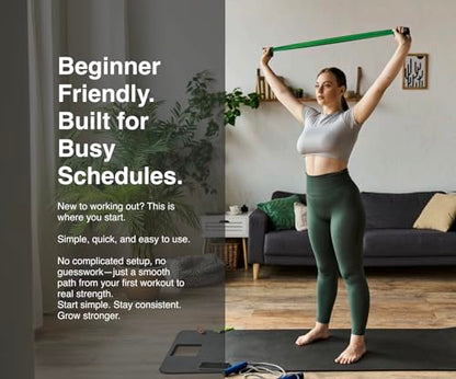 Resistance Bands Set (5 Levels) – Workout Exercise Bands for Strength Training, Home Fitness, Yoga, Pilates & Physical Exercise