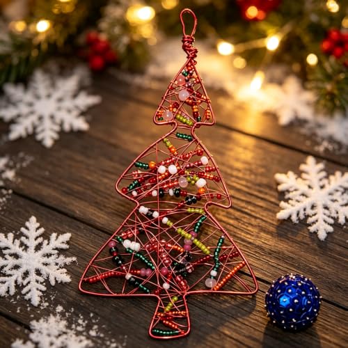 18 Gauge Aluminum Craft Wire, 164FT 1mm Bendable Metal Wire for Jewelry Making, Wreath Making, Beading(Red) - color: Red