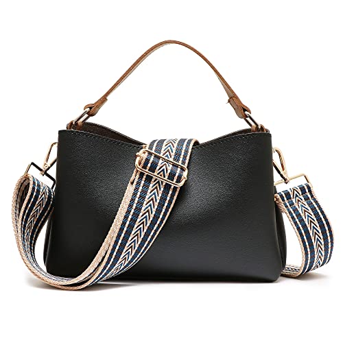 S-Jacorry Purse Strap Replacement Crossbody Wide Shoulder Strap Adjustable Canvas Straps Handbag Strap Replacement Belts - color: Gold Buckel-433