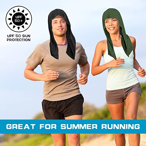 Bencailor 4 Pcs Cooling Towel,Black, Royal Blue, Light Gray, Military Green - color: Black, Royal Blue, Light Gray, Military Green, style: Classic