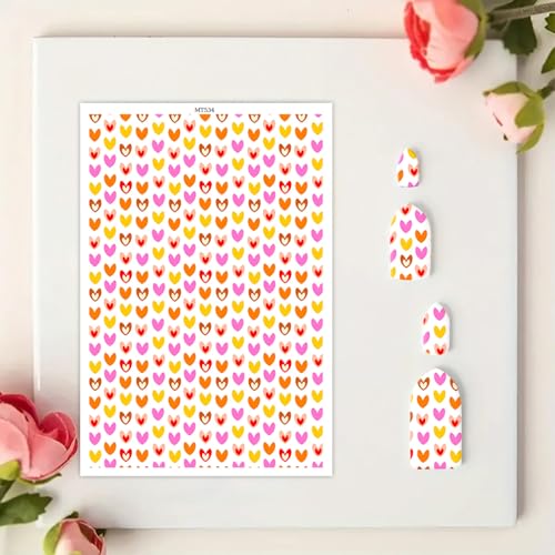 10 Pcs Valentine's Day Clay Transfer Paper for DIY Art Crafts, Heart Water Polymer Clay Transfer Paper Sheets for Polymer Clay Jewelry Earrings Making Supplies 5.82X3.93 inch - color: Hearts