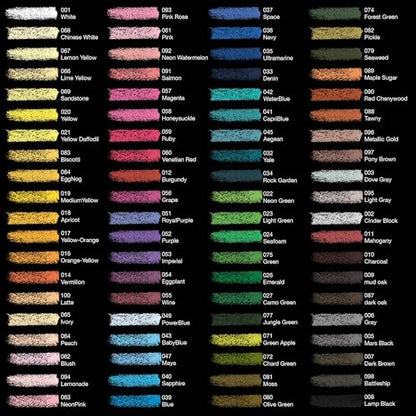 COLOUR BLOCK Soft Pastels for Artists - 80 Colors Square Chalk Soft Pastels Art Set in CARBON Box - Vibrant Pigments Art Kit for Painting, Drawing, Sketching, Hobbyist. - style: 80 Colors Soft Pastel Set – Paper Case