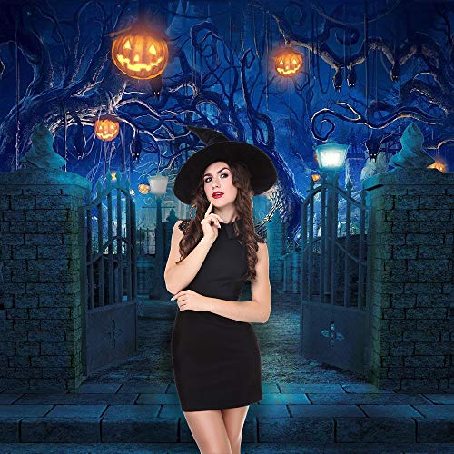 8X8FT Halloween Theme Pictorial Cloth Seamless Customized Photography Backdrop Background Studio Prop TP263B - size: 8X8FT
