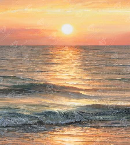 DIAMOND ART CLUB Heavenly Beauty Diamond Art Kits for Adults | Premium Diamond Painting Kit, Fun DIY Crafts for Adults, Round Diamond Art Canvas, 8.8" x 9.8" (22.3 x 24.8 cm) - color: Heavenly Beauty