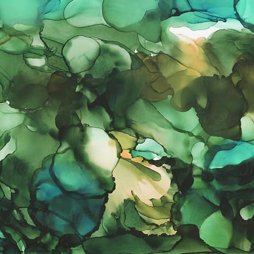 Pixiss Green Alcohol Ink Set - 5 Shades of Highly Saturated Alcohol Ink for Epoxy Resin Supplies, Yupo Paper, Tumblers, Coasters - Resin Colorant for Epoxy Resin and Resin Art Supplies - color: Greens