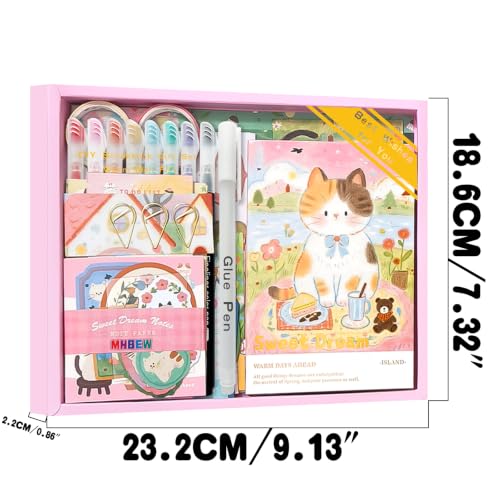 166pcs DIY Journal Kit for Girls Scrapbook Supplies Kit for Kids Tween | Girl Gifts Trendy Stuff Stocking Stuffers Stationery Set Journaling Supplies Cute Stickers Art Crafts Kit Ideal Gifts