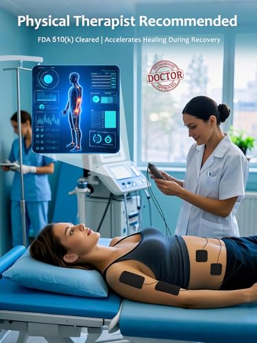 24 Modes TENS Unit Muscle Stimulator with 8 Electrode Pads, Professional 3-in-1 Electronic Pulse Massager with 2-150Hz Rate, 40 Levels, 90mins Timer, EMS TENS Machine for Pain Relief Therapy - color: 280 Black