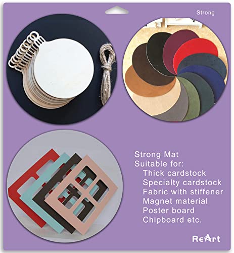 ReArt Cutting Mat Variety 6 Packs for Cricut Maker 3/Maker/Explore 3/Air 2/Air/One Adhesive Sticky Replacement - Strong, Standard, Light, 12in x 12in x 3 Packs, 12in x 24in x 3 Packs. - color: Variety 6P
