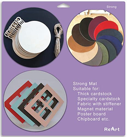 ReArt Cutting Mat Variety 6 Packs for Cricut Maker 3/Maker/Explore 3/Air 2/Air/One Adhesive Sticky Replacement - Strong, Standard, Light, 12in x 12in x 3 Packs, 12in x 24in x 3 Packs. - color: Variety 6P