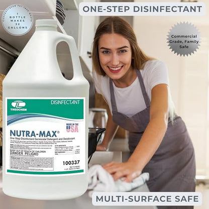 Nutra-Max Hospital Grade Disinfectant Cleaner, 1 Gallon
