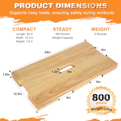 Resistance Band Platform With 9 Pound Weight