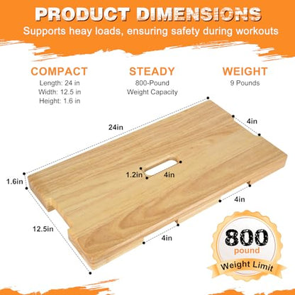 Resistance Band Platform With 9 Pound Weight