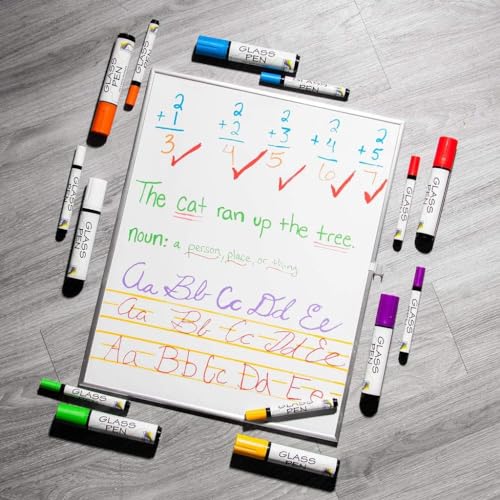 Glass Pen Window Marker: Liquid Chalk Pens for Glass (5 Pens - Fine Tip) | Graduation, Car Windows, Mirror Pen, Storefront, Wedding, Parade, Party & Holiday - Whiteboard Markers with Washable Paint - style: Fine Tip