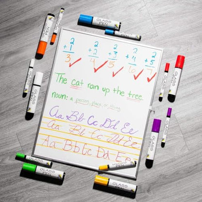 Glass Pen Window Marker: Liquid Chalk Pens for Glass (5 Pens - Fine Tip) | Graduation, Car Windows, Mirror Pen, Storefront, Wedding, Parade, Party & Holiday - Whiteboard Markers with Washable Paint - style: Fine Tip
