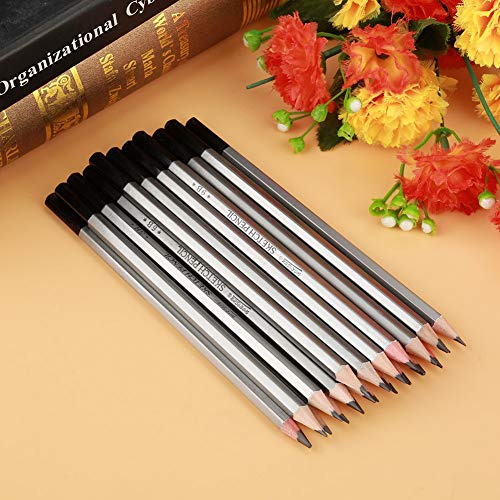 HEEPDD 24Pcs Drawing Sketching Pencil Set, Art Graphite Shading Pencils | Art Graphite Drawing Pencil Colored Paint Pencil 9H-14B for Beginners ProArtists