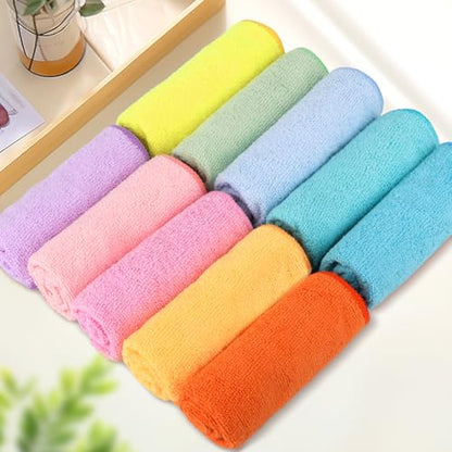 Orighty Wash Cloths, Face Towels 12x12 Inch 20 Pack - color: Multicolor