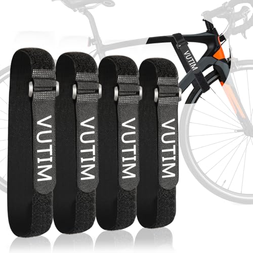 4PCS Bike Rack Strap, Bike Rack Accessory,Adjustable Wheel Securing Straps, Non-Slip Fixed Bike Wheel, Suitable for Camping Equipment, Yoga Mats, Binding Sport Bottle Bicycles, Curtains