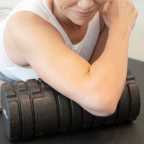 The Original Body Roller High Density Foam Roller for Exercise & Recovery - color: Black