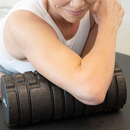 The Original Body Roller High Density Foam Roller for Exercise & Recovery - color: Black