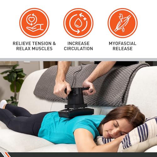 Body Sport Therapeutic Dual Speed Professional Vibrating Massager for Pain & Aching Muscle Relief – High-Powered, Effective, Chiropractic Myofascial Release Tool & Trigger Point Therapy - style: Dual Speed
