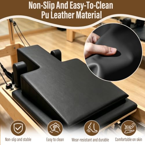 12° Pilates Wedge, Non-Slip Wedge for Reformer, Wedge Mat for Pregnancy
