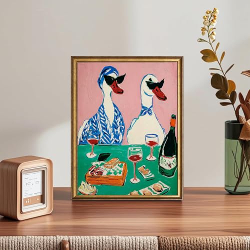 igoodom Funny Diamond Art Kits for Adults, DIY Funny Ducks Wall Decor | Diamond Painting Kit - Sparkling Full Drill Design Perfect for Home Decor, Holiday Gifting, And Relaxing Crafting 12x16inch - color: MZ3085, size: 11.8x15.7in(30x40cm)