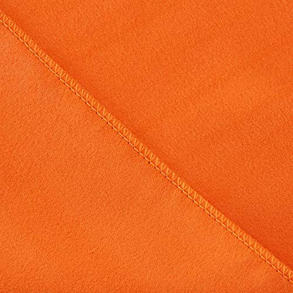 2-Pack Microfiber Towel - XXL Travel Quick Dry and Extra Soft Microfiber Towels, Lightweight and Compact for Gym, Swim Practice, Travel, Backpacking, Camping, RV, Beach, Camping - color: Orange